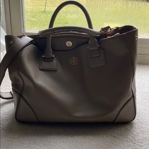 Tory Burch double zip tote